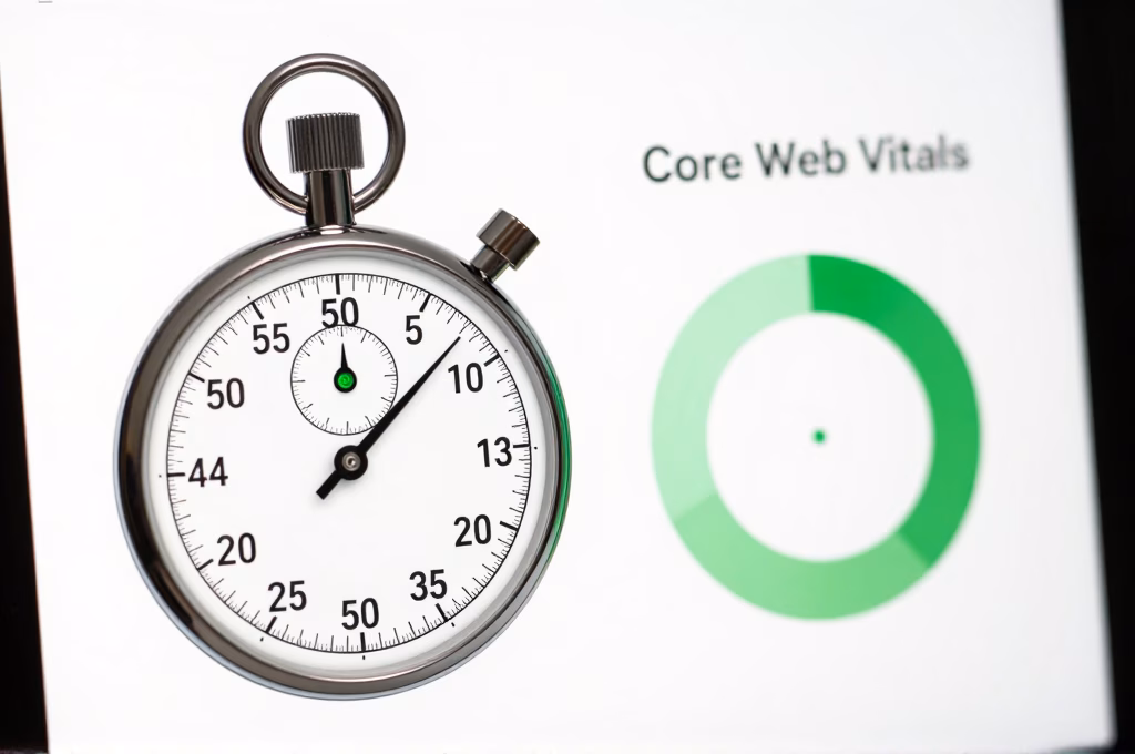Illustration core web vitals et performance technique