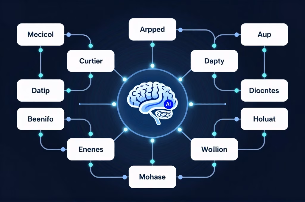 Diagramme de workflow d'automatisation avec intelligence artificielle