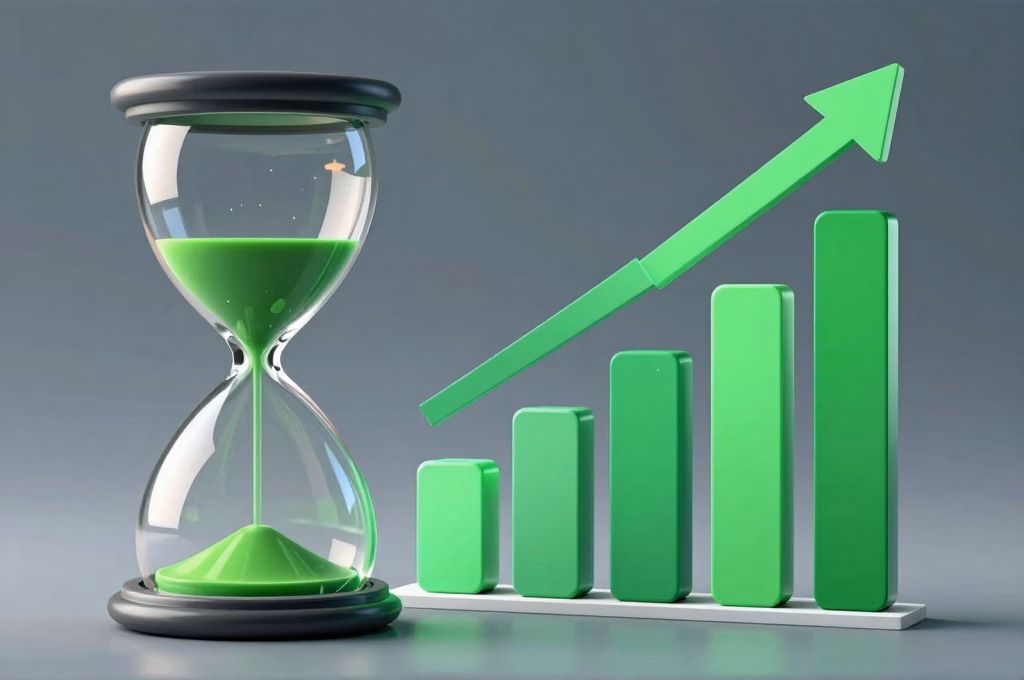 Illustration des gains de productivité et gains de temps grâce à l'automatisation web par l'IA