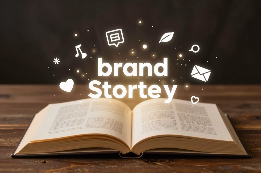 Illustration les éléments fondamentaux de l'identité de marque en ligne