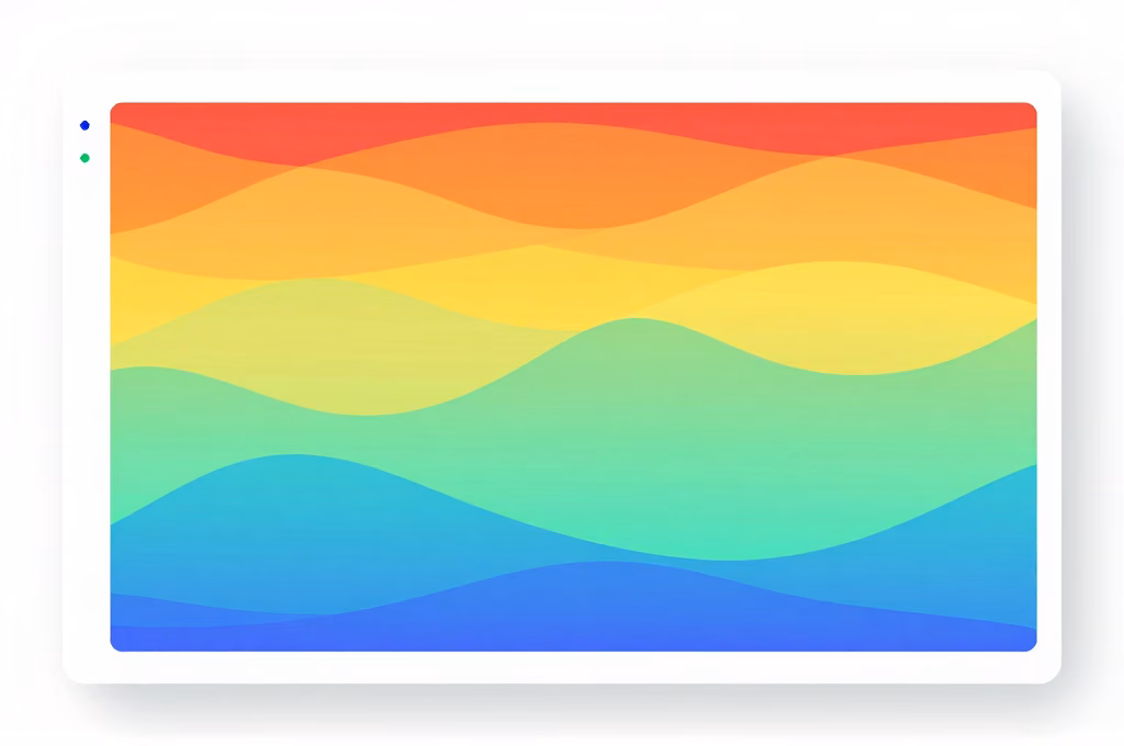 Heatmap prédictive générée par IA sur une interface web moderne