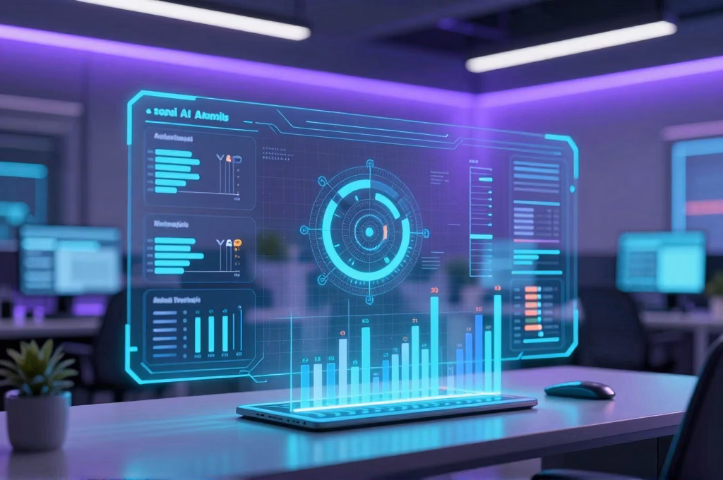 Dashboard analytique alimenté par intelligence artificielle